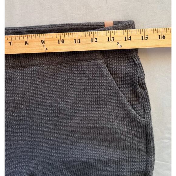 NWOT LUNYA Restore Thermal Waffle Knit high rise leggings Gray Size M - Picture 7 of 8